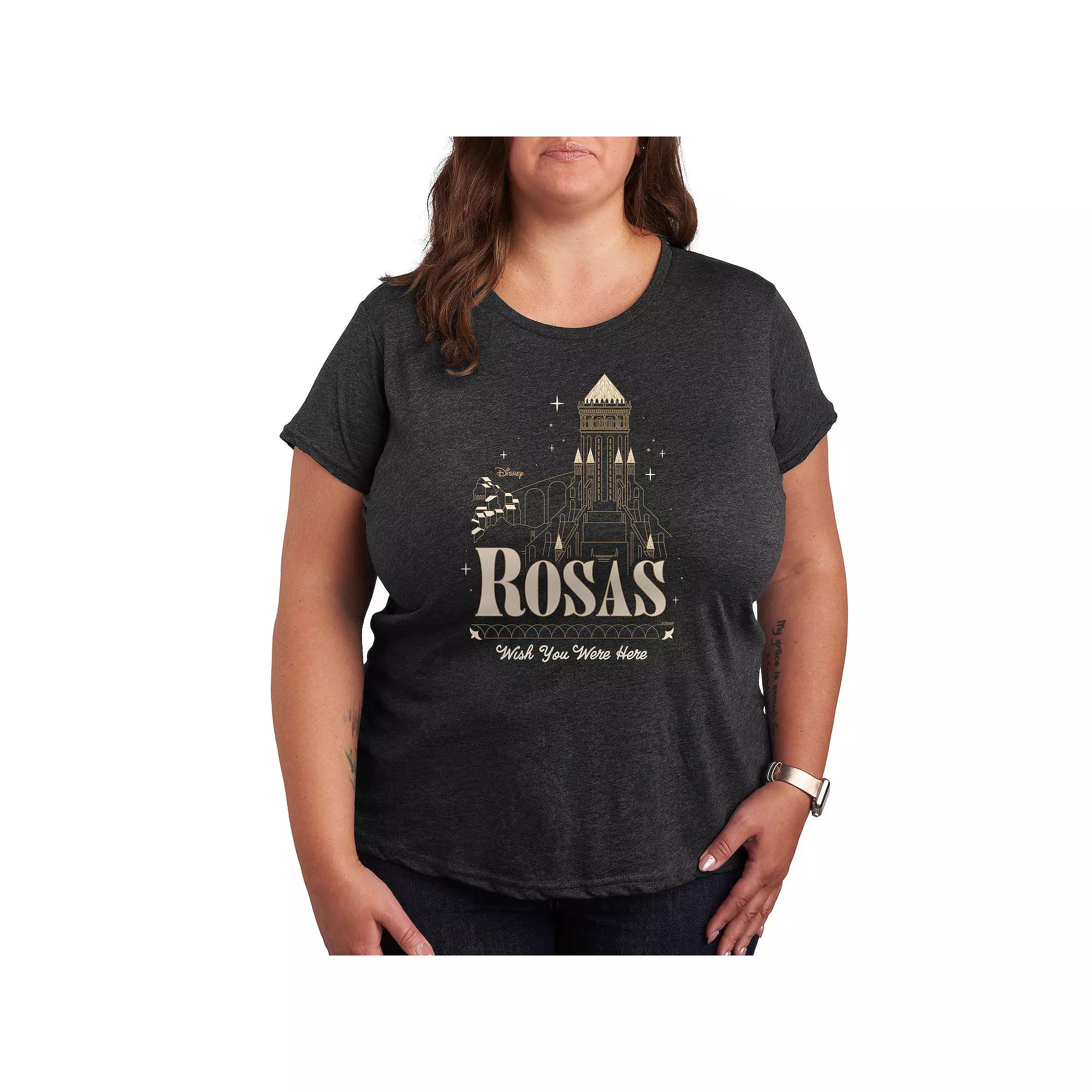 Disney's Wish Plus Rosas Graphic Tee, Women's,  Product Image