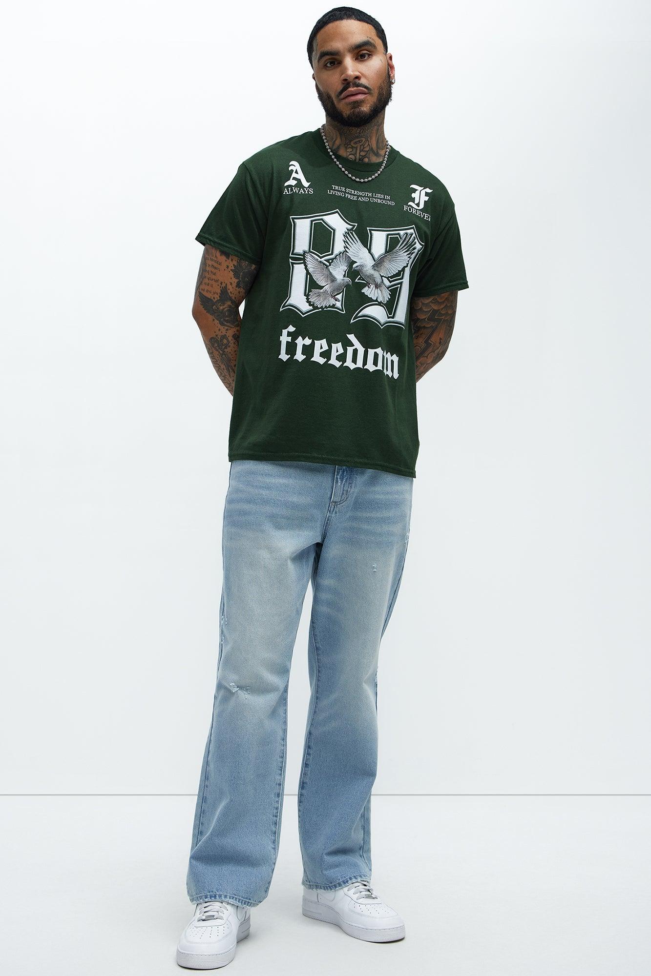 Always Forever Freedom Short Sleeve Tee - Green Product Image