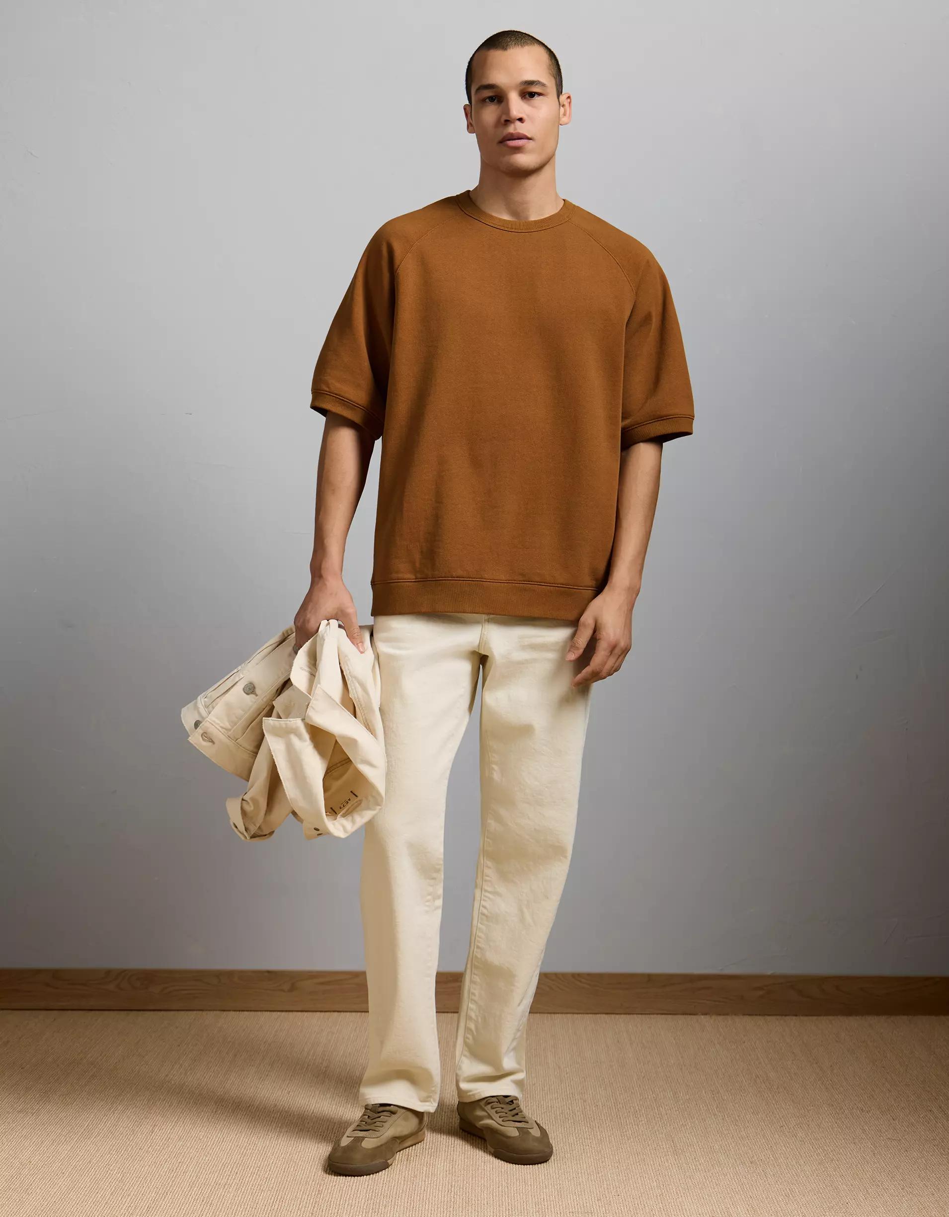 AE77 Premium Short-Sleeve Sweatshirt Product Image