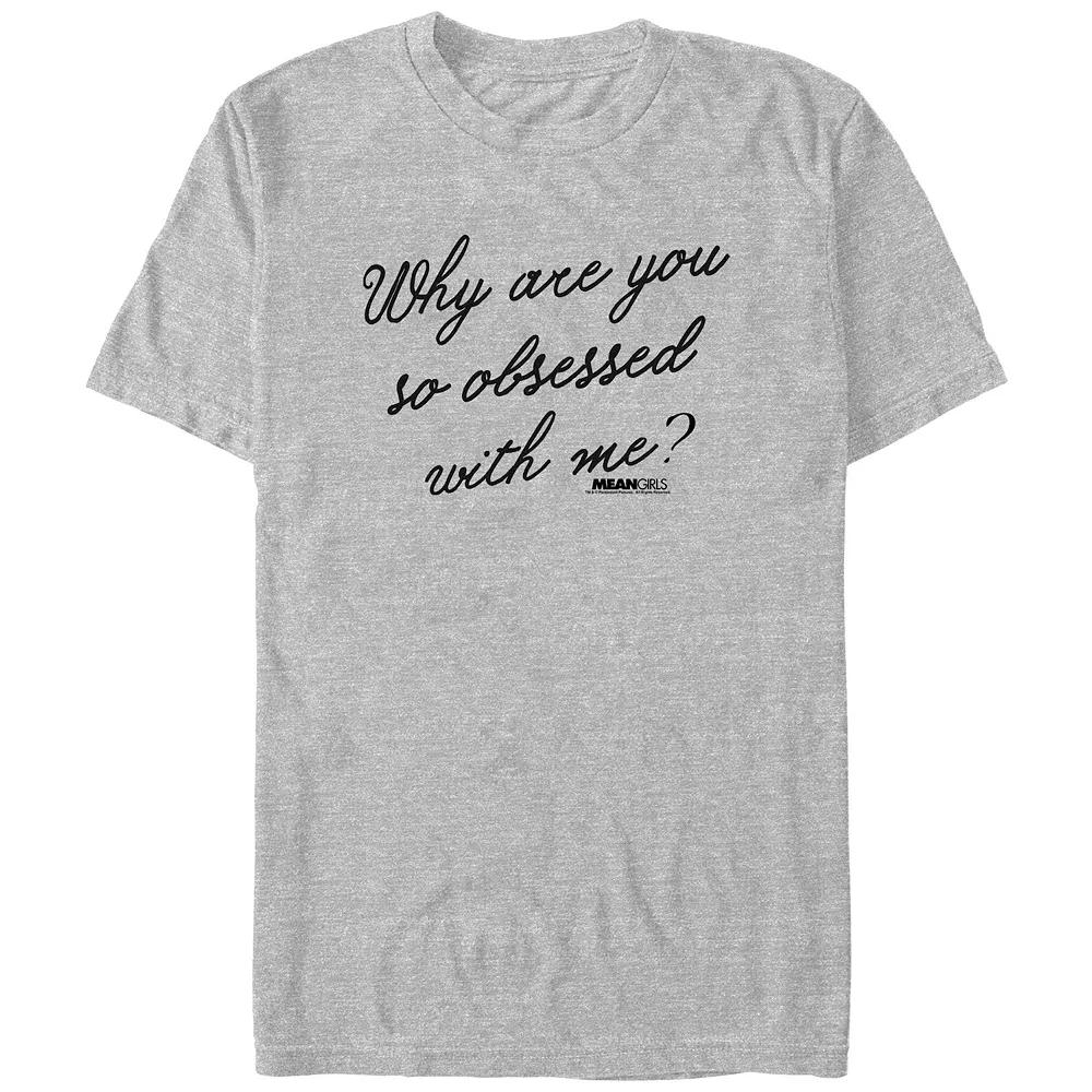 Men's Mean Girls Why Are You So Obsessed With Me? Graphic Tee,  Product Image