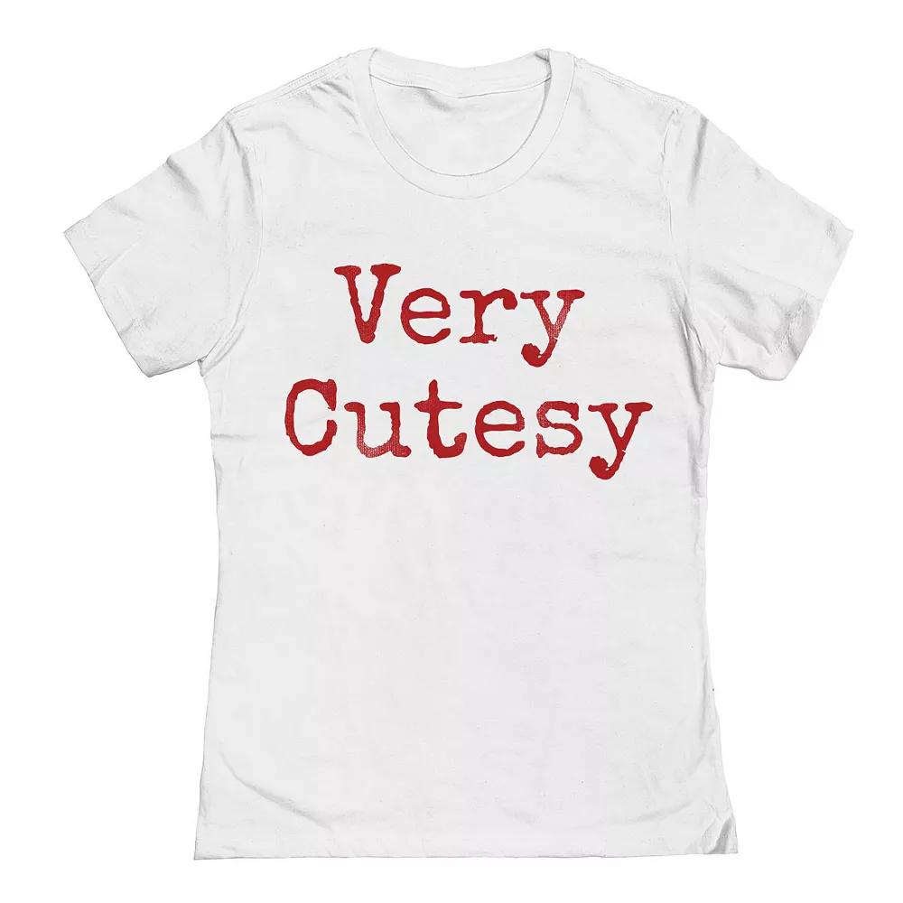 Junior's Grayson Threads The Label Very Cutese Type Graphic Tee, Girl's,  Product Image