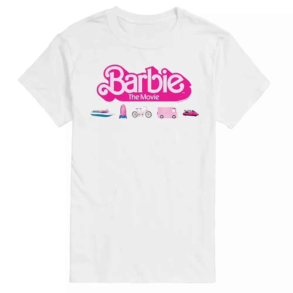 Big & Tall Barbie The Movie Theatrical Vehicle Graphic Tee, Men's,  Product Image