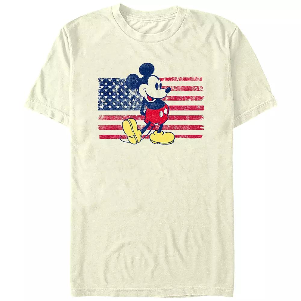 Disney's Mickey Mouse Men's USA Flag Graphic Tee,  Product Image