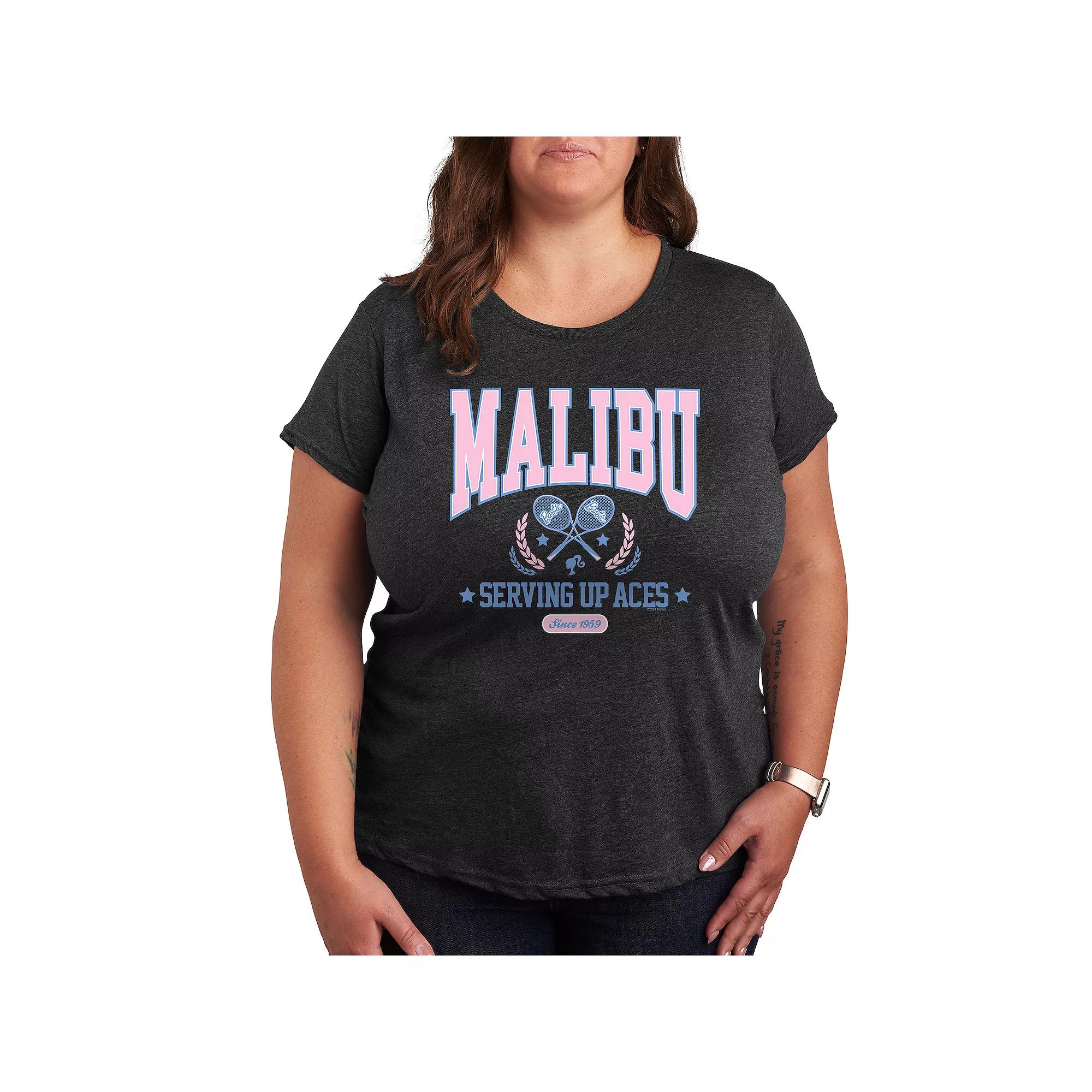 Plus Barbie® Malibu Varsity Graphic Tee, Women's,  Product Image