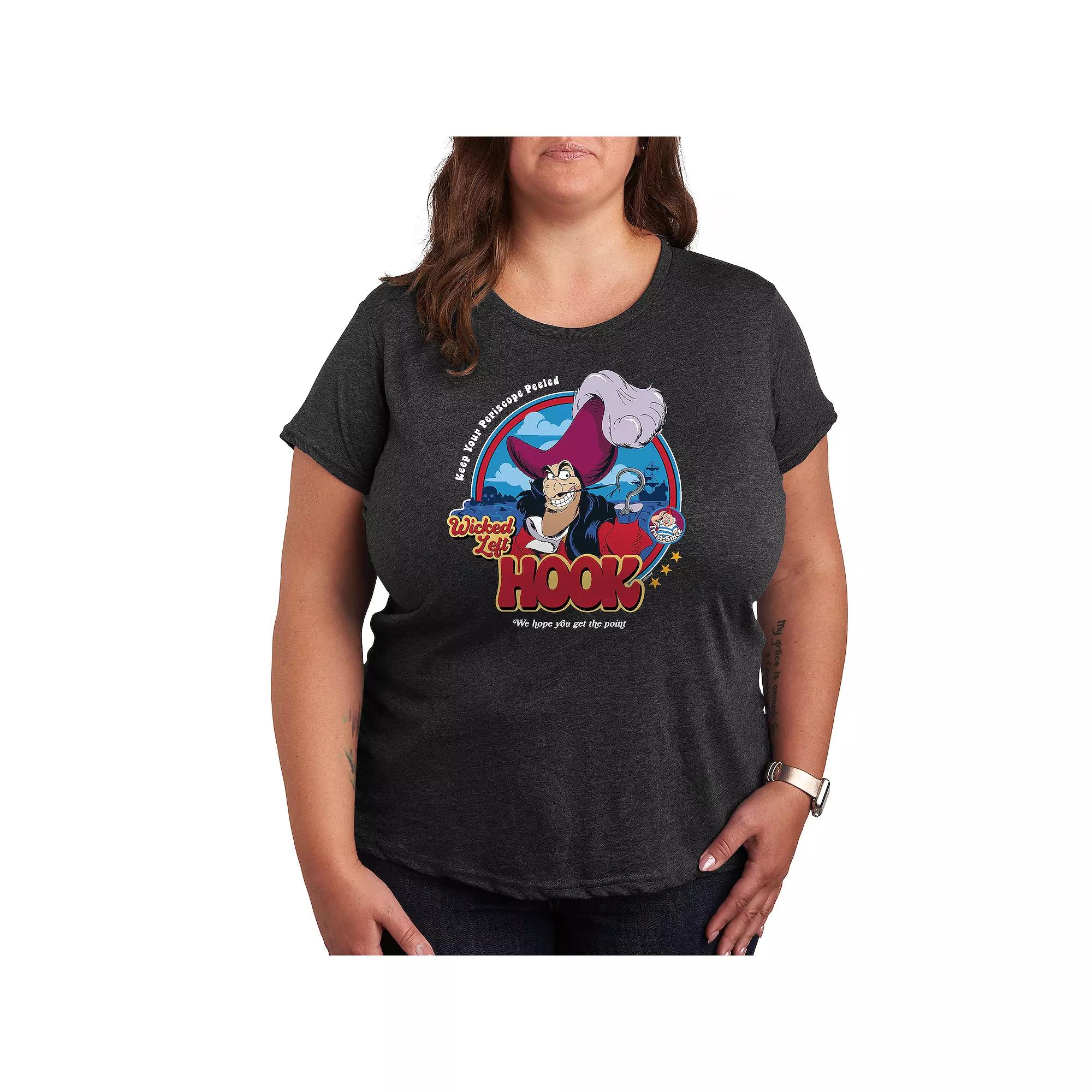 Disney's Peter Pan Plus Wicked Left Hook Graphic Tee, Women's,  Product Image