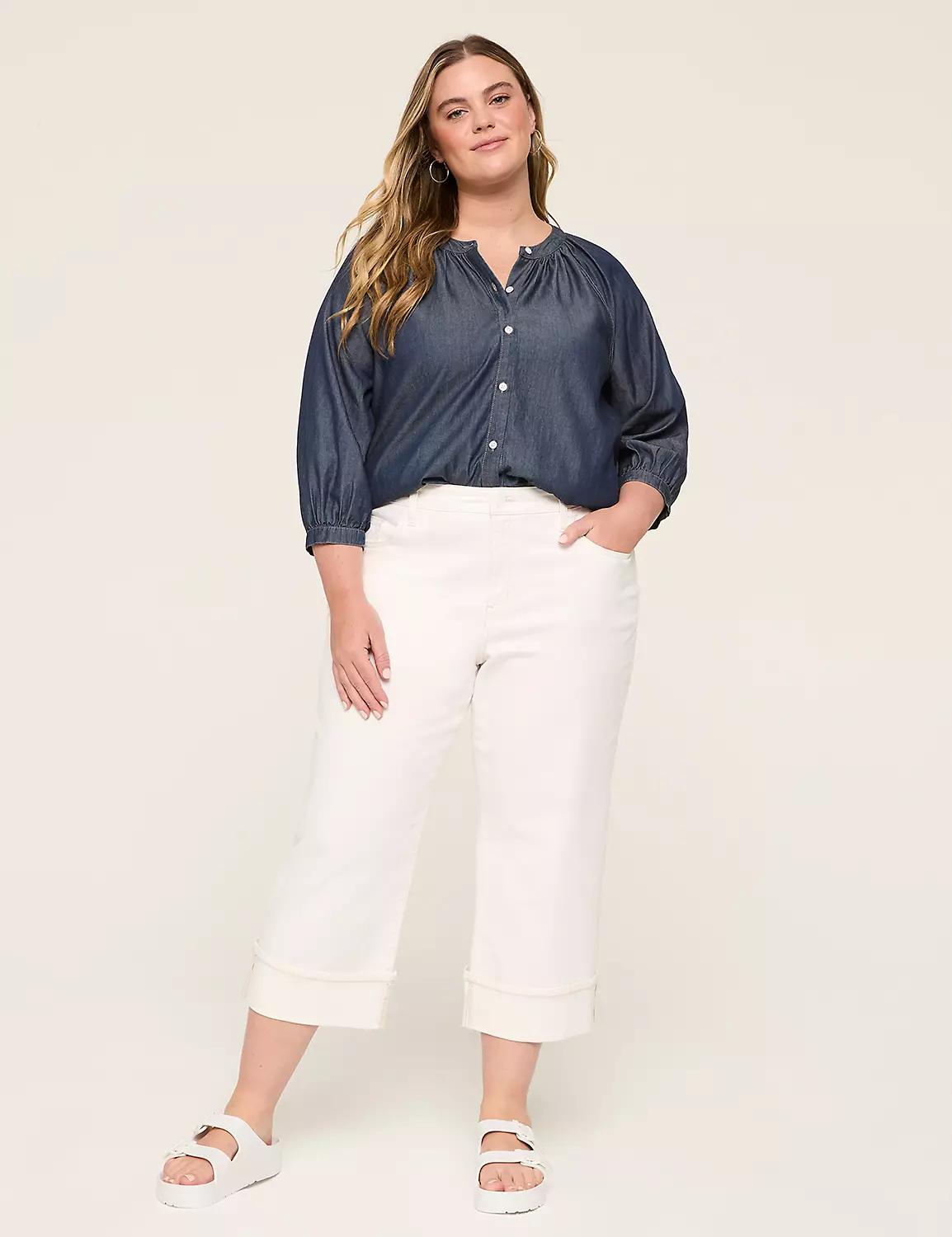 Signature Fit Straight Leg Crop Jean Product Image