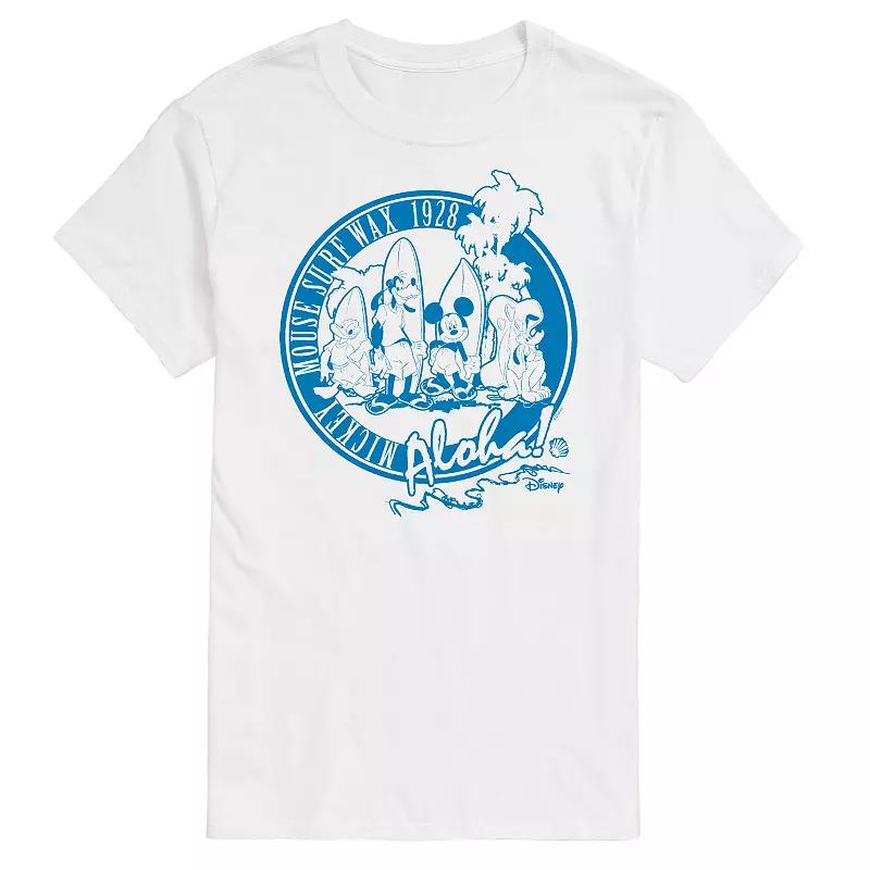 Disney's Mickey Mouse Men's "Surf Wax Aloha" Graphic Tee,  Product Image