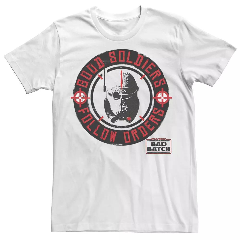 Men's Star Wars Bad Batch Good Soldiers Follow Orders Crest Tee,  Product Image