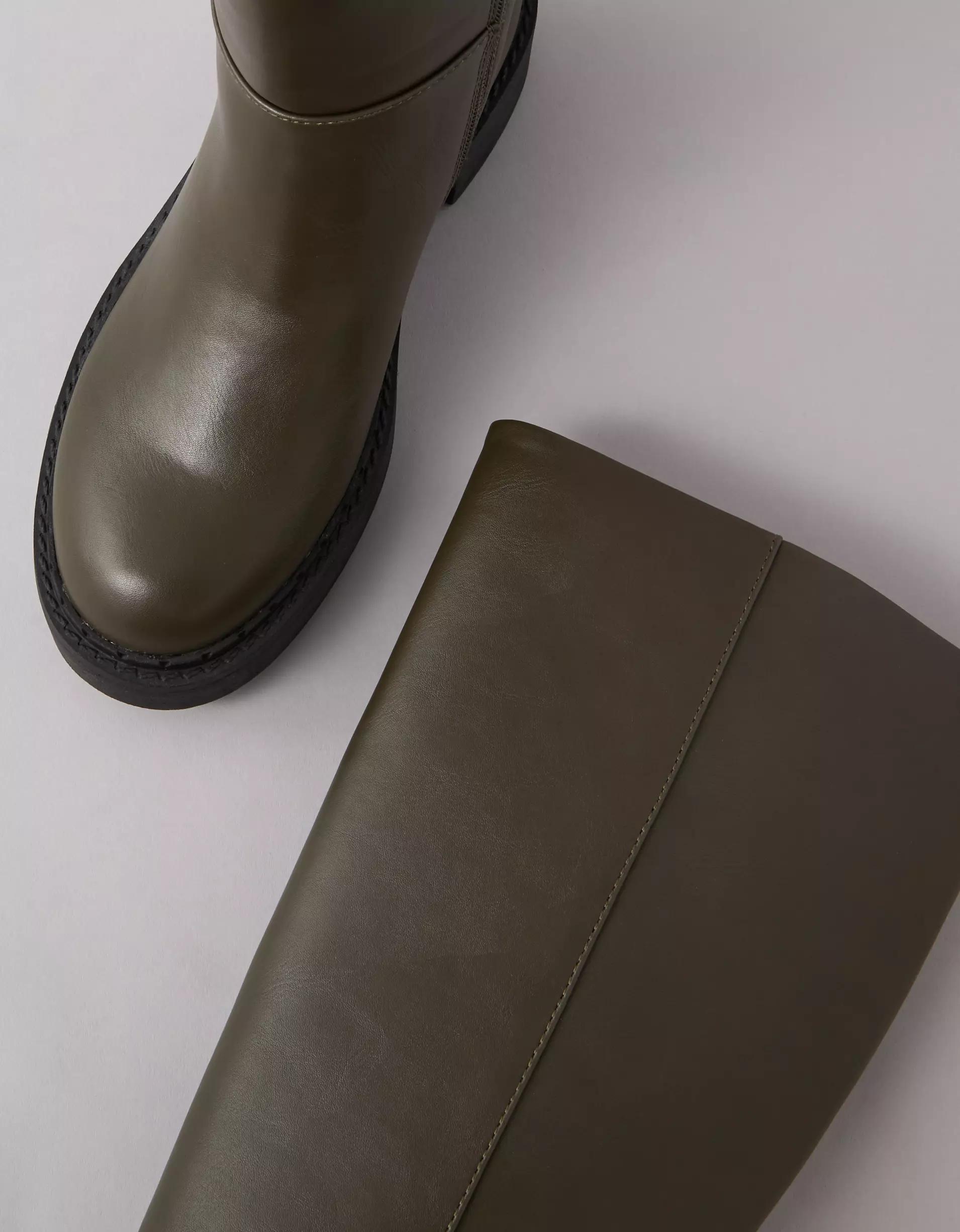 AE Vegan Leather Riding Boot Product Image