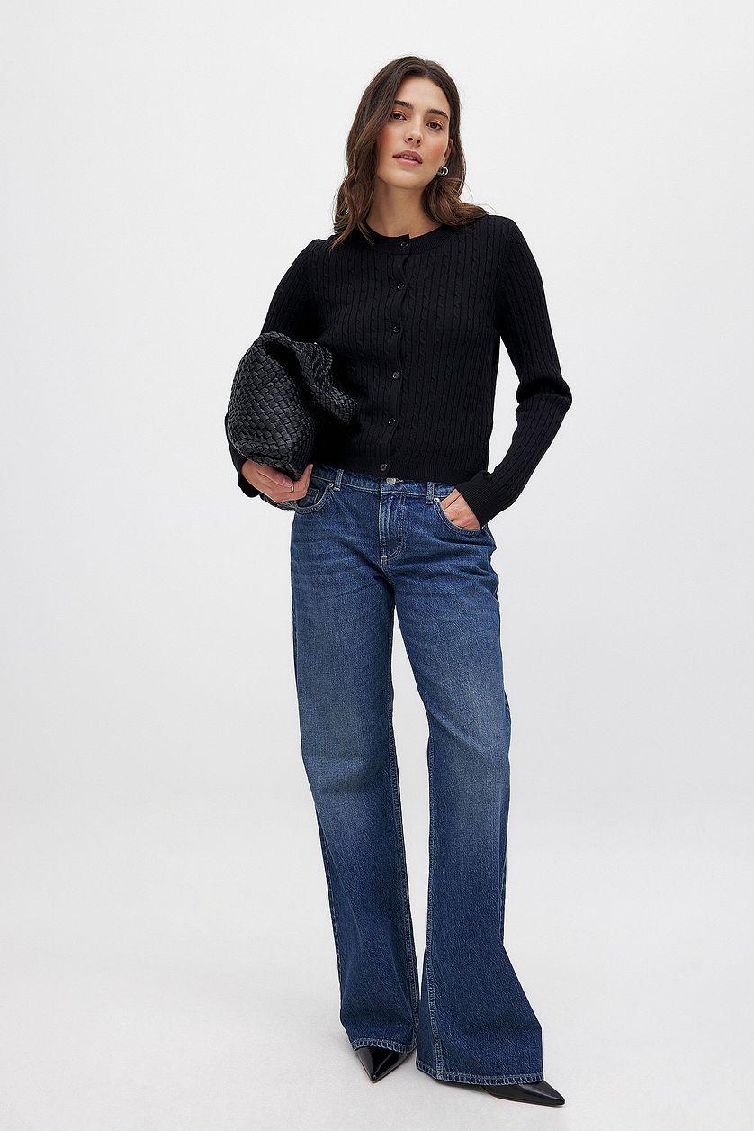 Fine Knitted Cable Cardigan Product Image