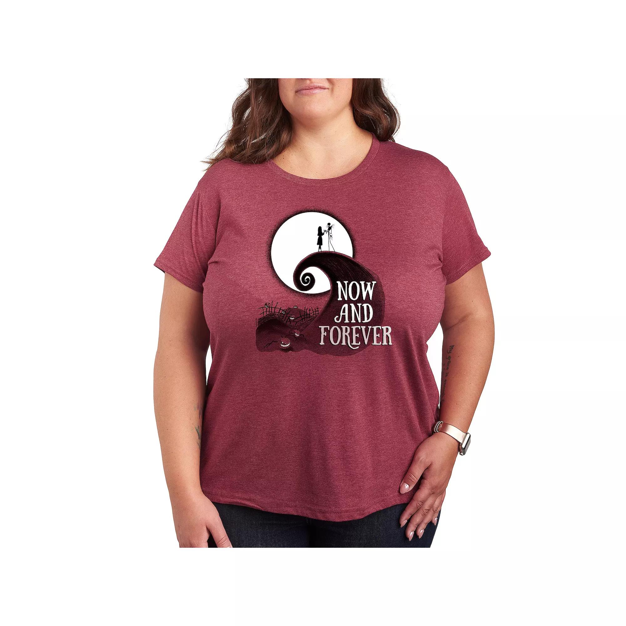 Disney's The Nightmare Before Christmas Plus Now And Forever Graphic Tee, Women's,  Product Image