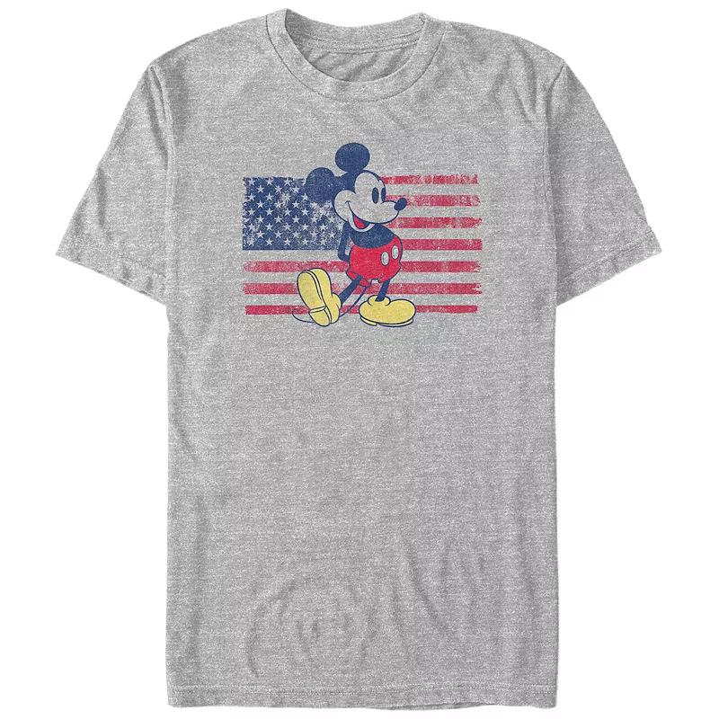 Disney's Mickey Mouse USA Flag Big & Tall Graphic Tee, Men's,  Product Image