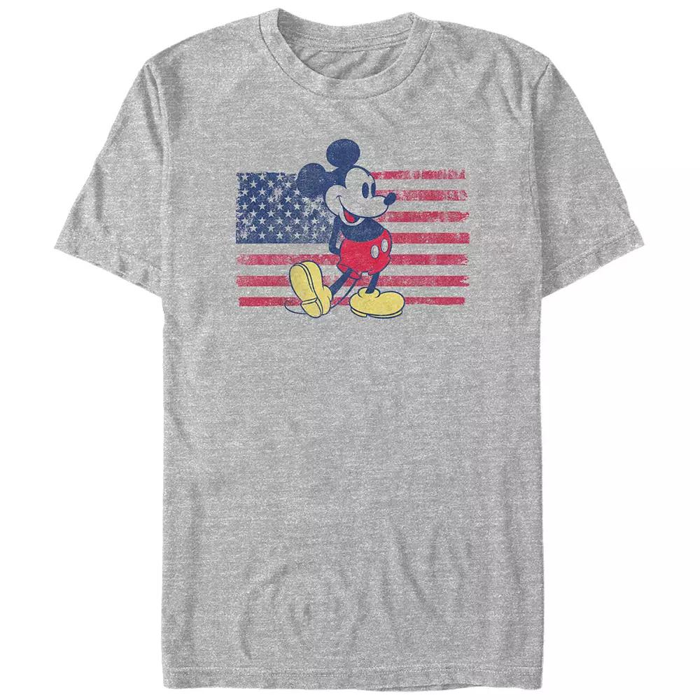 Disney's Mickey Mouse USA Flag Big & Tall Graphic Tee, Men's,  Product Image
