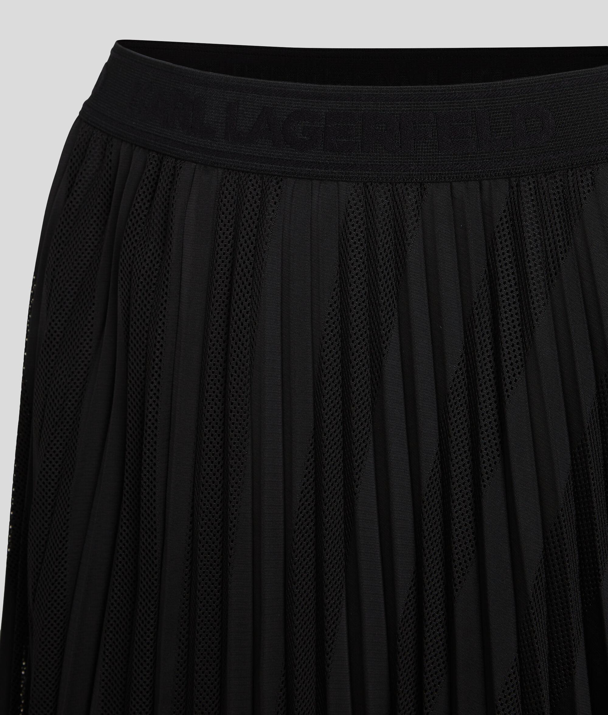 MESH PLEATED SKIRT Product Image