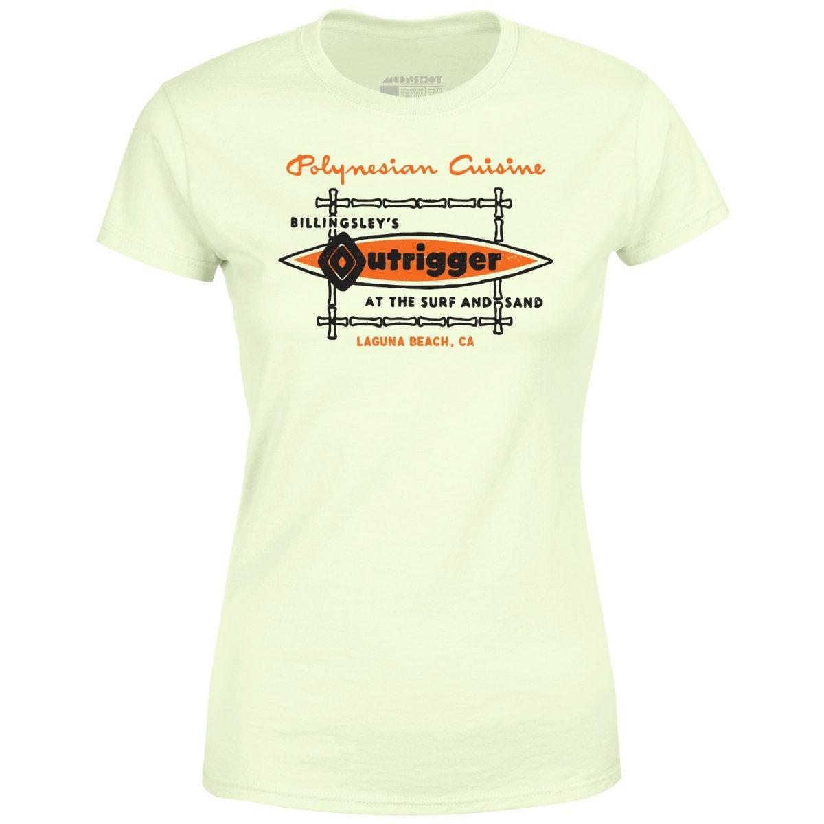 Billingsley's Outrigger - Laguna Beach, CA - Vintage Tiki Bar - Women's T-Shirt Female Product Image