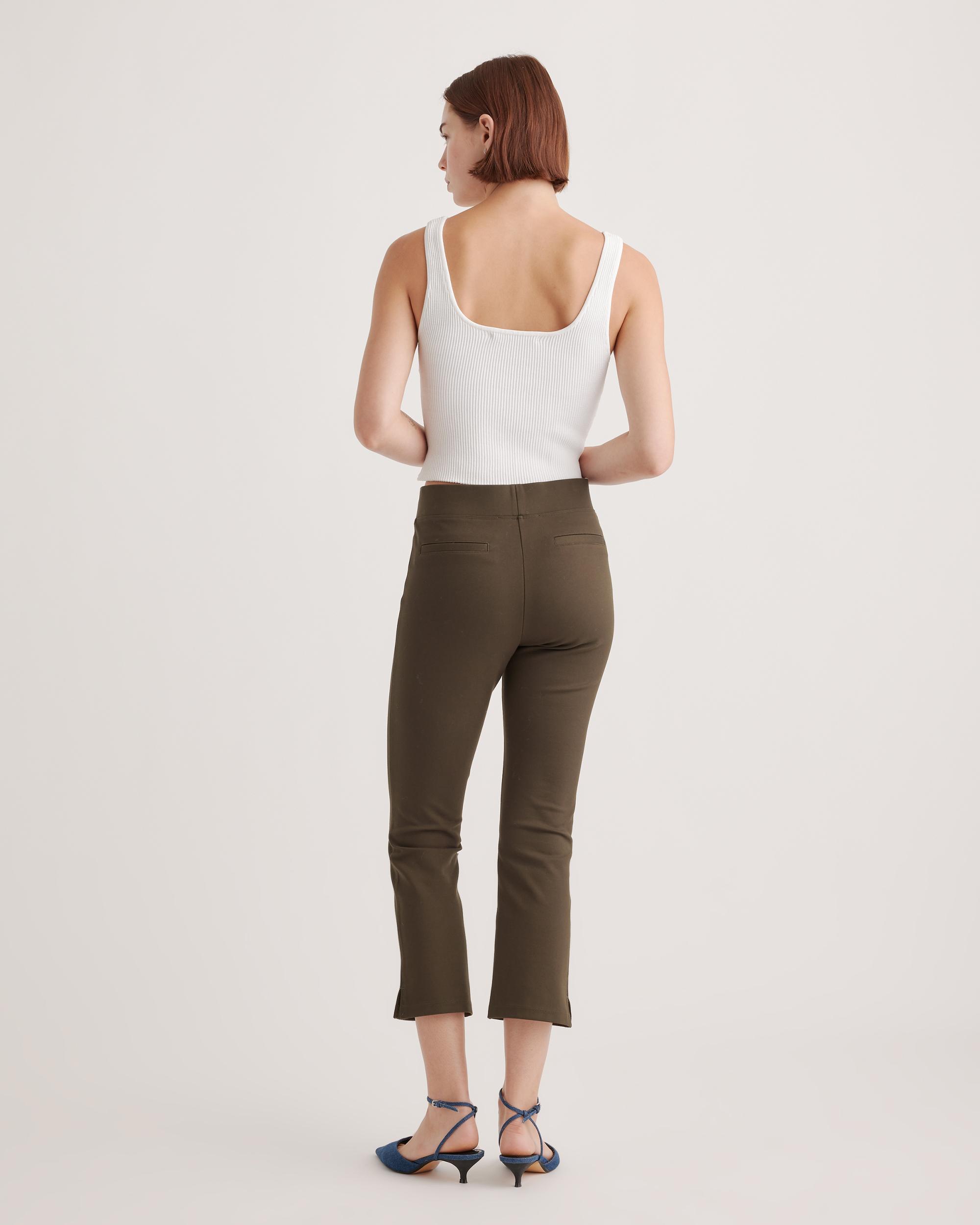 Quince | Women's Ultra-Stretch Ponte Kick Flare Pants Rayon Product Image
