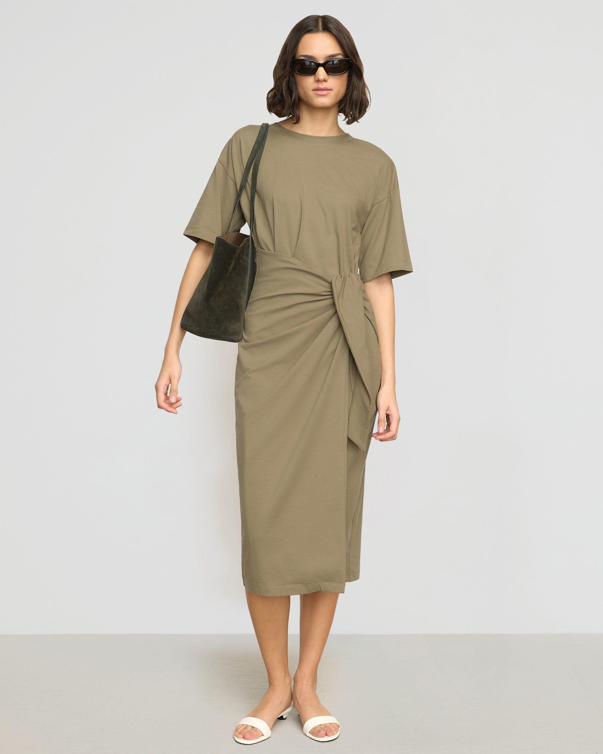 Noa Organic Cotton T-Shirt Wrap Dress Product Image