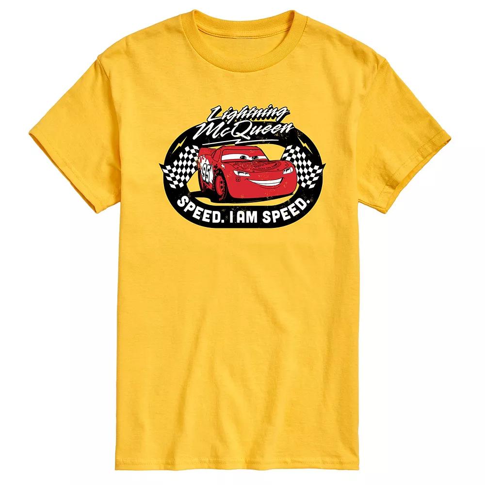 Disney / Pixar's Lightning McQueen Cars Men's Race Track Graphic Tee,  Product Image