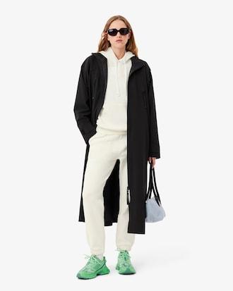 Women's Relaxed Fit Piqué Hoodie Product Image