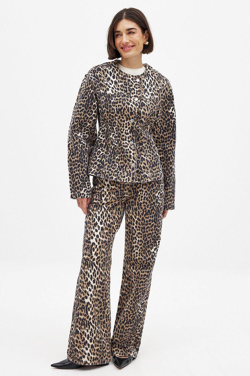 Marked Waist Denim Jacket Product Image