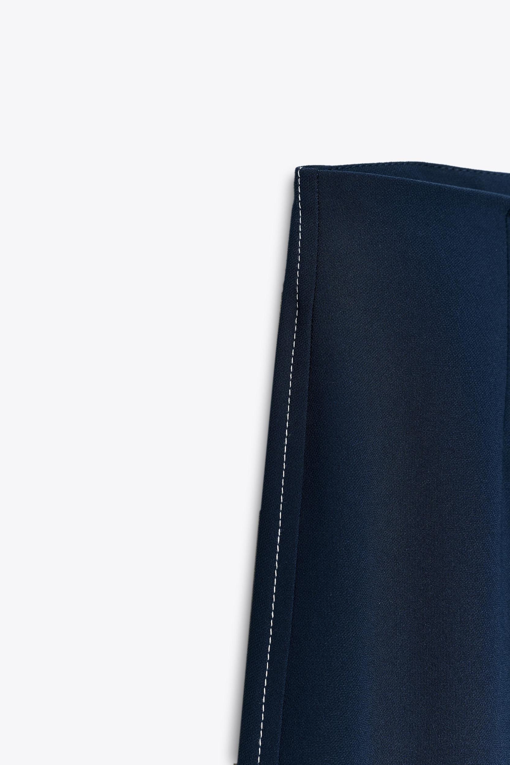 TOPSTITCHED CULOTTES Product Image