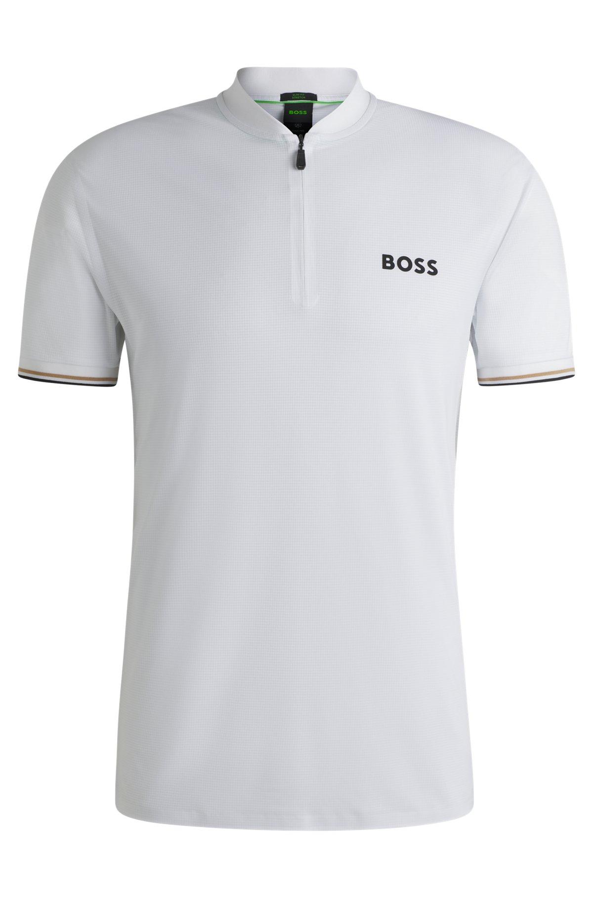 Active slim-fit polo shirt Product Image