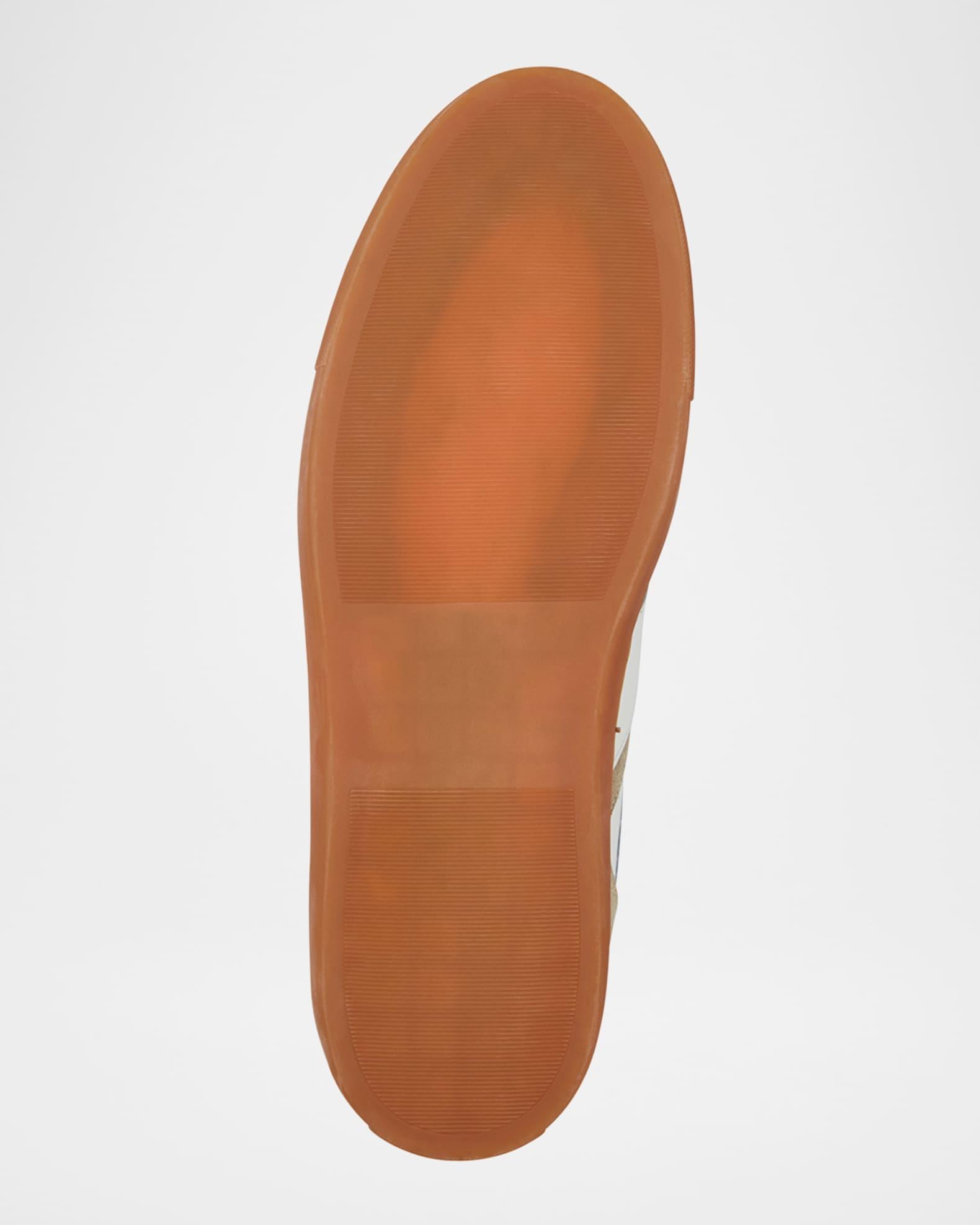 Men's Baccio Suede and Leather Low-Top Sneakers Product Image