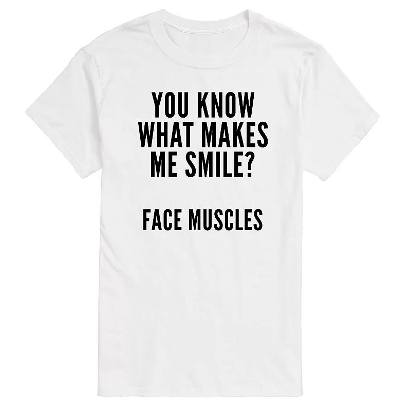 Big & Tall You Know What Makes Me Smile Graphic Tee, Men's,  Product Image