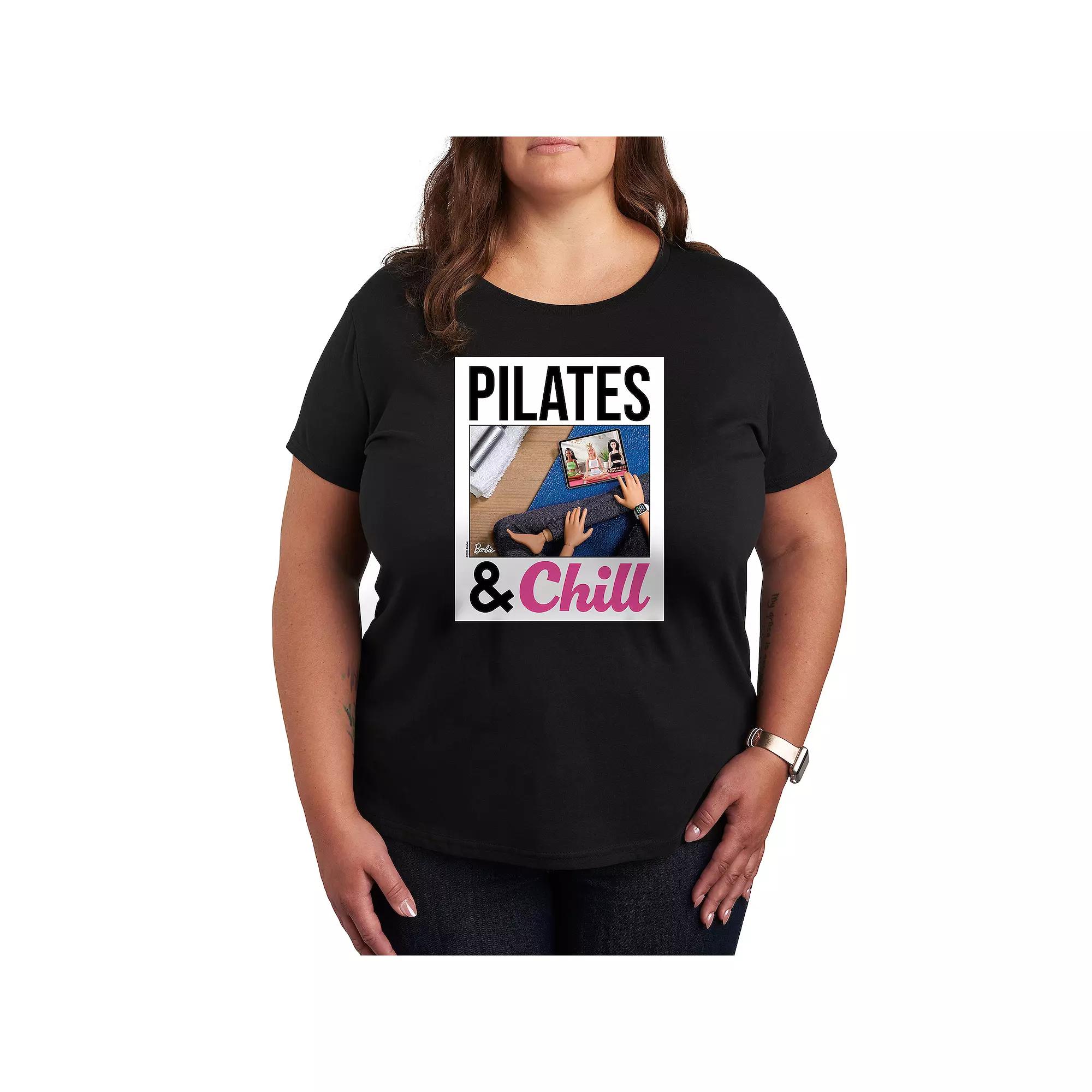 Plus Barbie® Pilates & Chill Graphic Tee, Women's,  Product Image