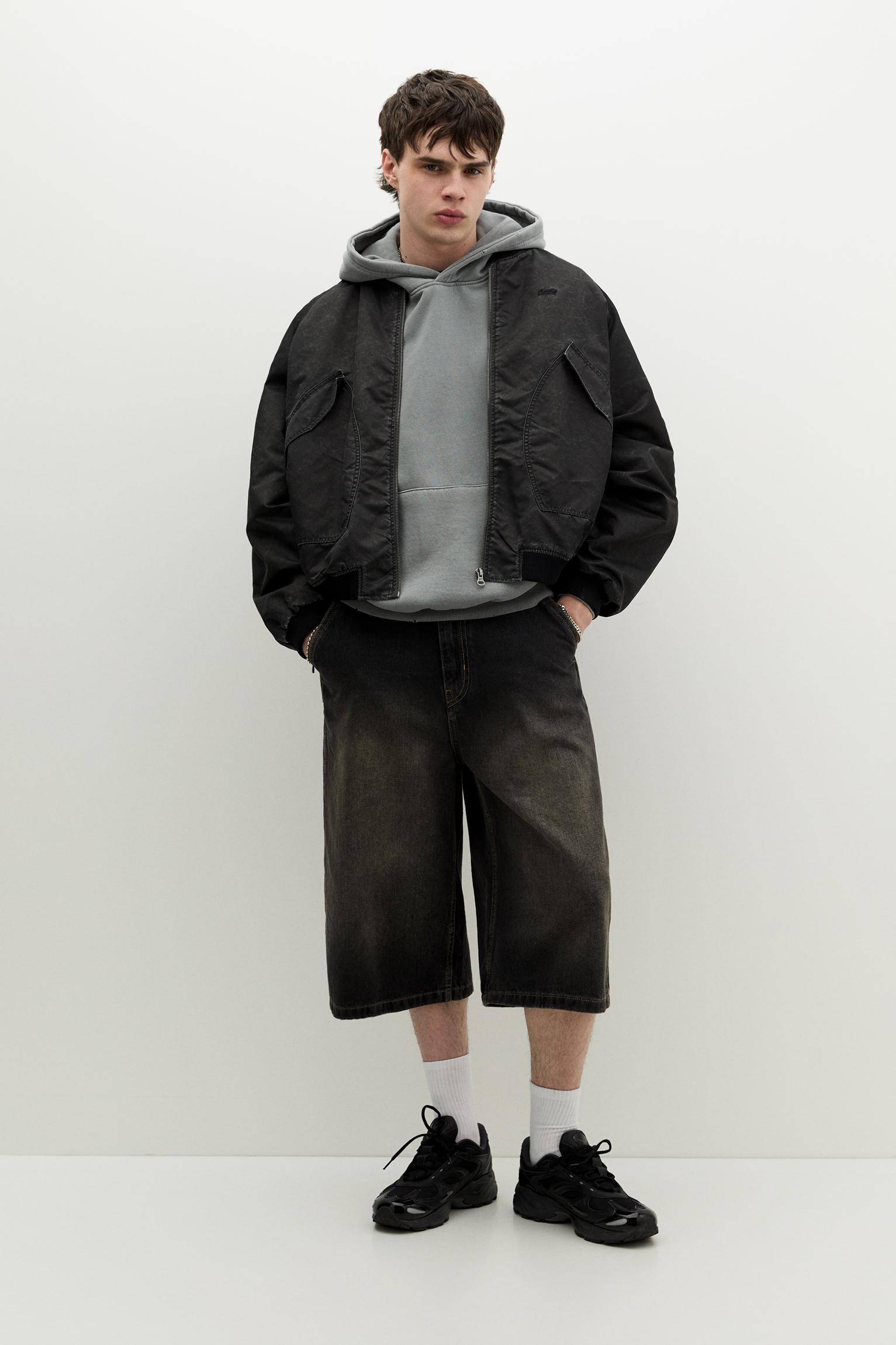 Bomber jacket with pockets Product Image