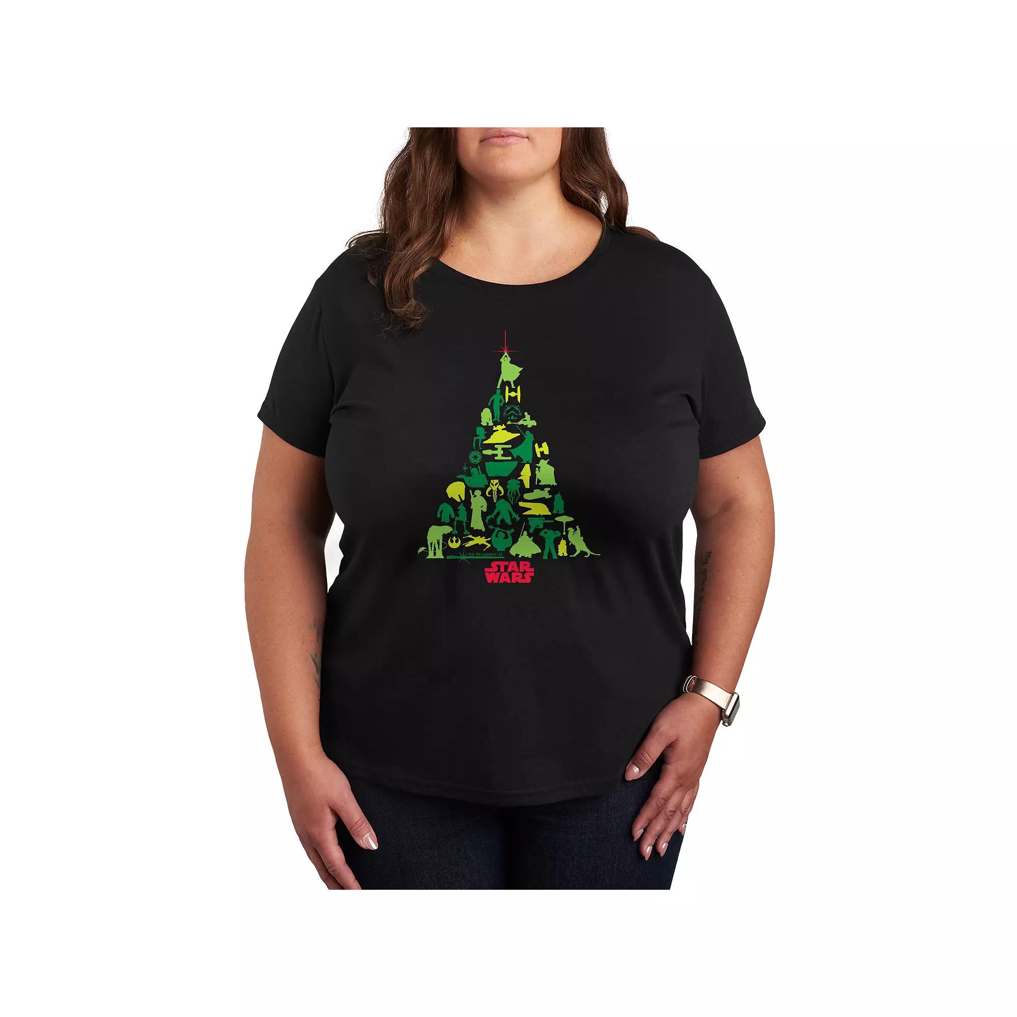 Plus Size Wicked Elphaba No One Mourns The Wicked Graphic Tee, Women's, Size: 3XL, Black Product Image