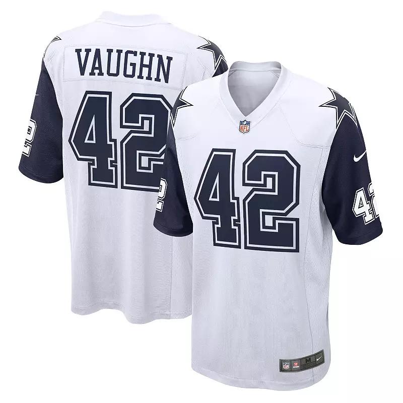 Men's Nike Deuce Vaughn White Dallas Cowboys Alternate Game Jersey,  Product Image