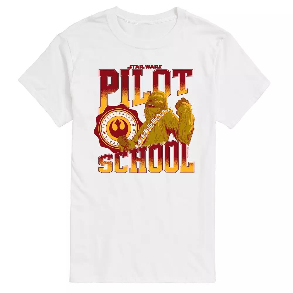 Men's Star Wars Pilot School Chewbacca Graphic Tee,  Product Image