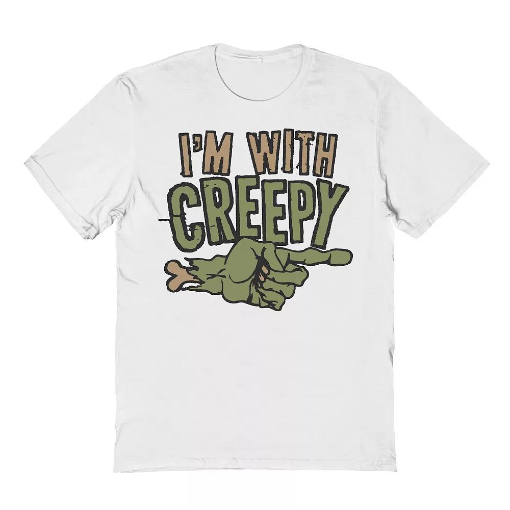 Men's I'm With Creepy Halloween Graphic Tee, Adult Unisex,  Product Image