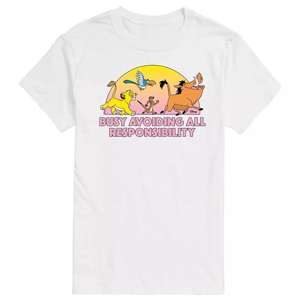Disney's The Lion King Men's Avoiding All Responsibility Graphic Tee,  Product Image