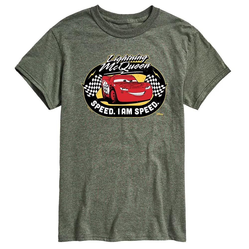 Disney / Pixar's Lightning McQueen Cars Men's Race Track Graphic Tee,  Product Image