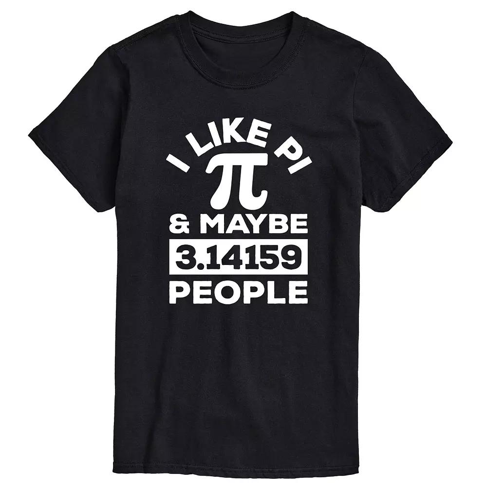 Big & Tall I Like Pi Tee, Men's,  Product Image