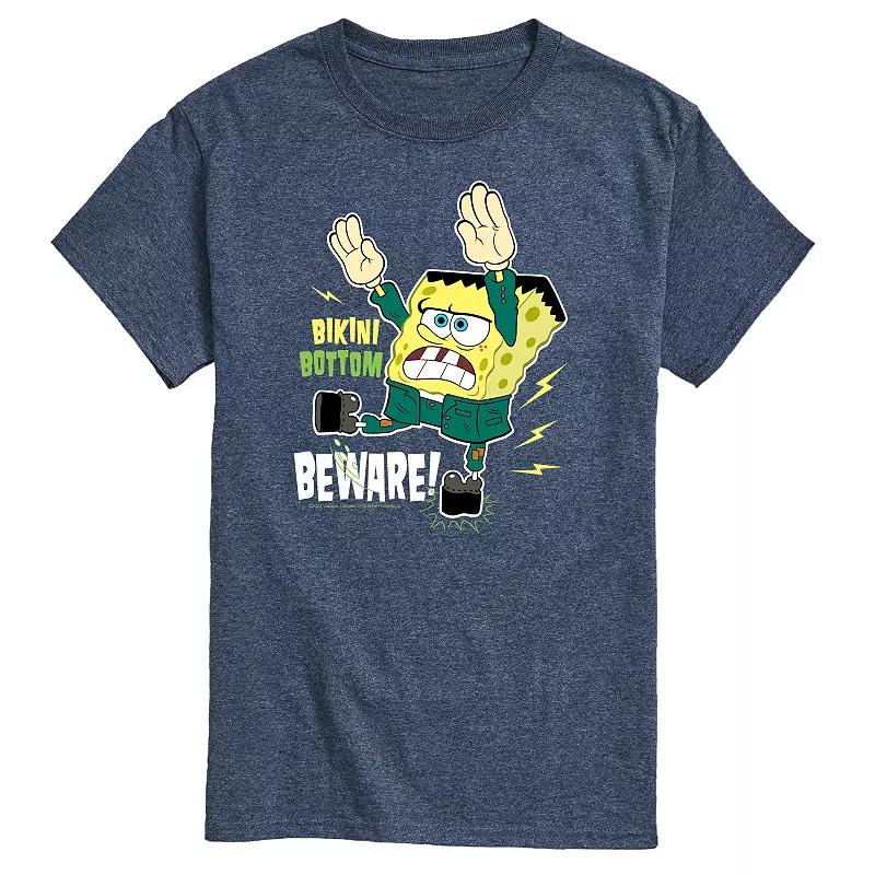 Men's SpongeBob SquarePants Bikini Bottom Beware Tee,  Product Image