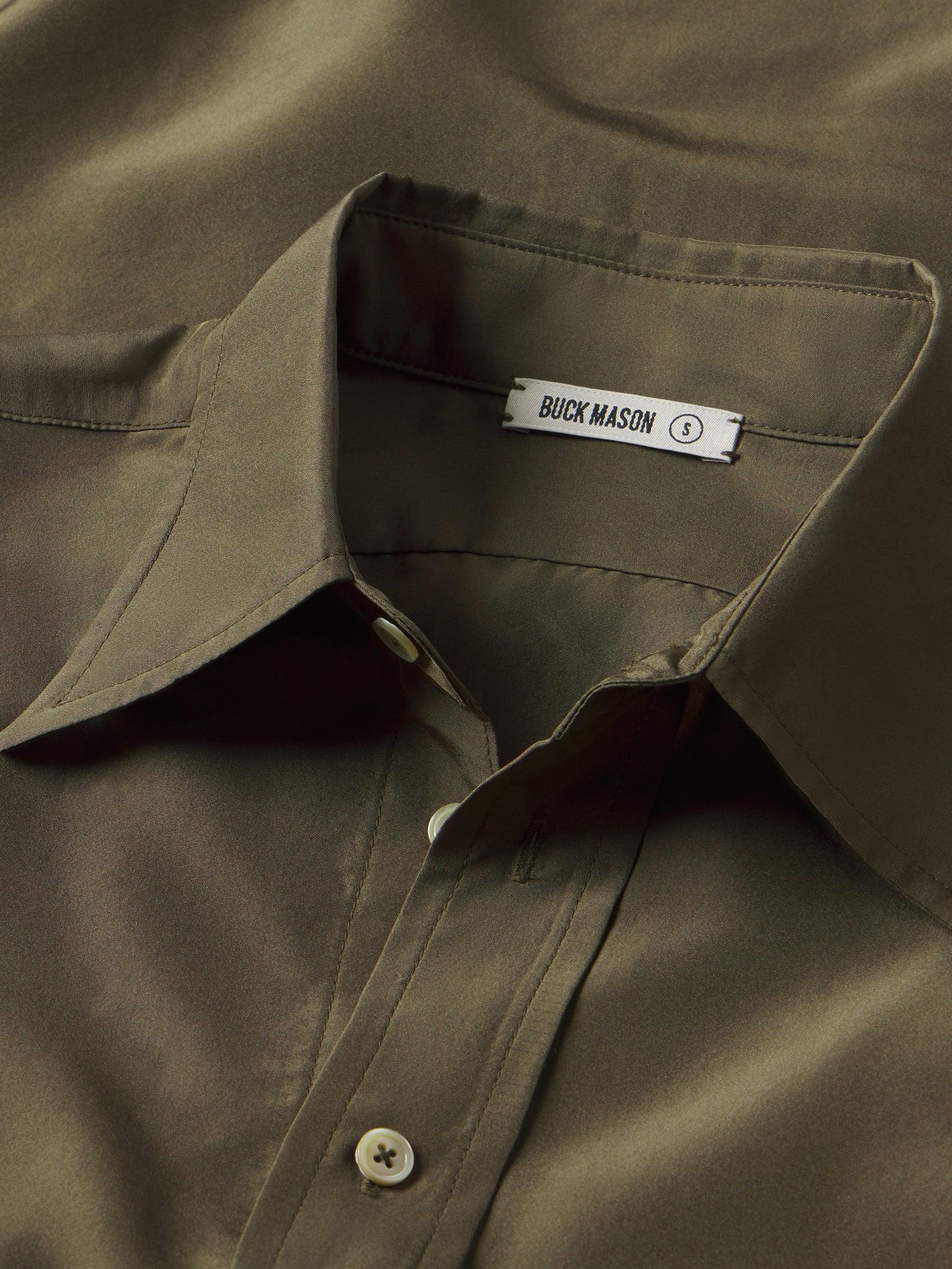 Field Olive Pacific Silk Shirt Product Image