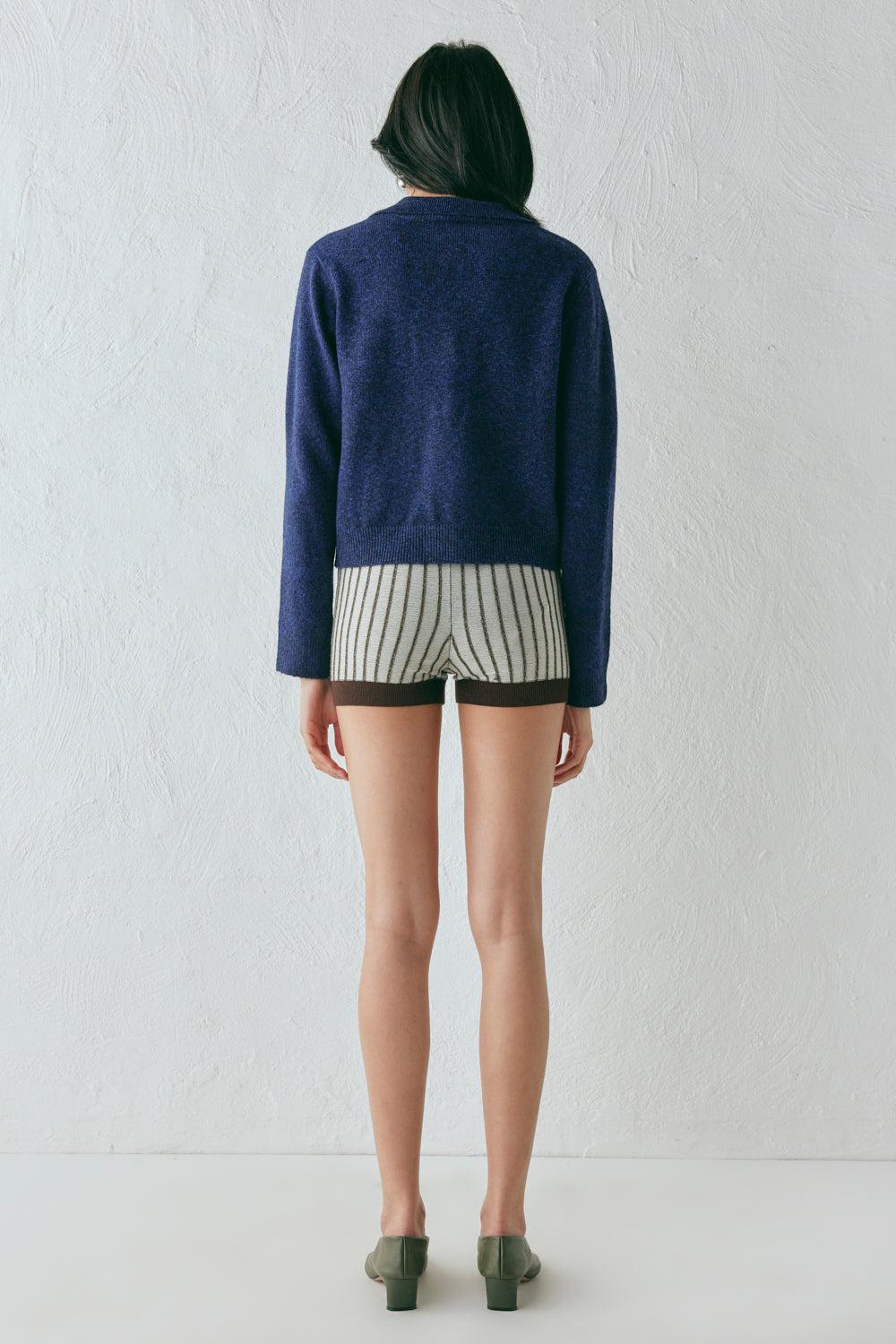 Bronte Knit Jumper Navy Marle Product Image