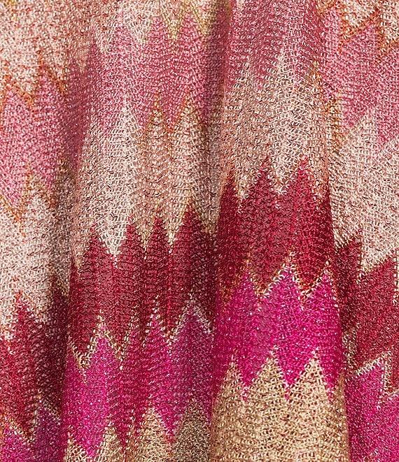 Vince Camuto Multi Striped Fringe Topper Product Image