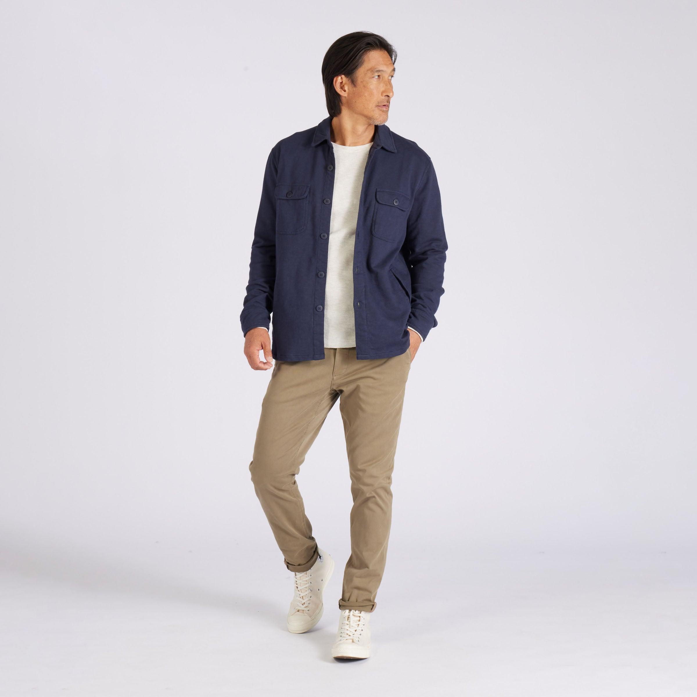 Precision Stretch Classic Fit Chino - Military Olive Product Image