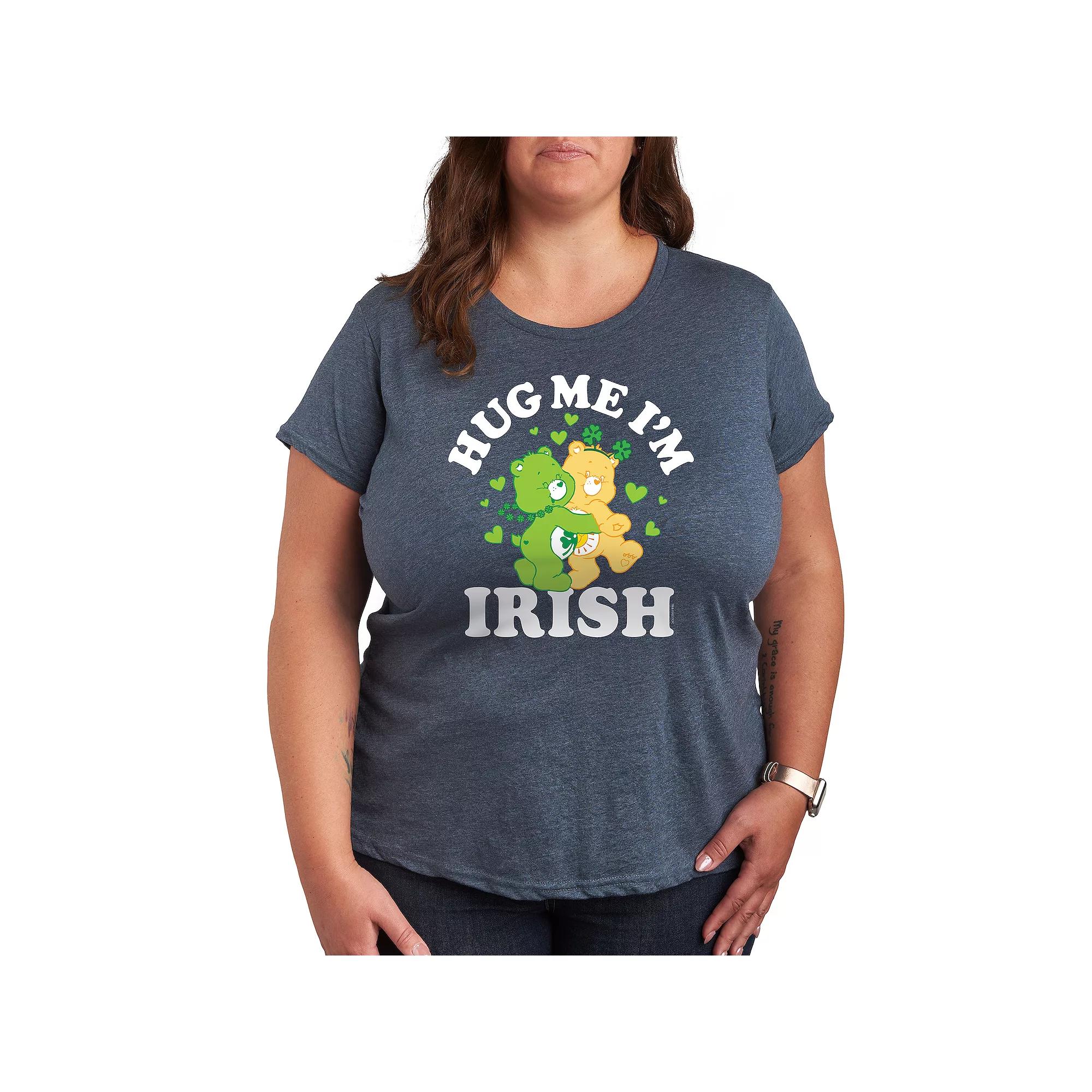 Plus Care Bears Hug Me I'm Irish Graphic Tee, Women's,  Product Image