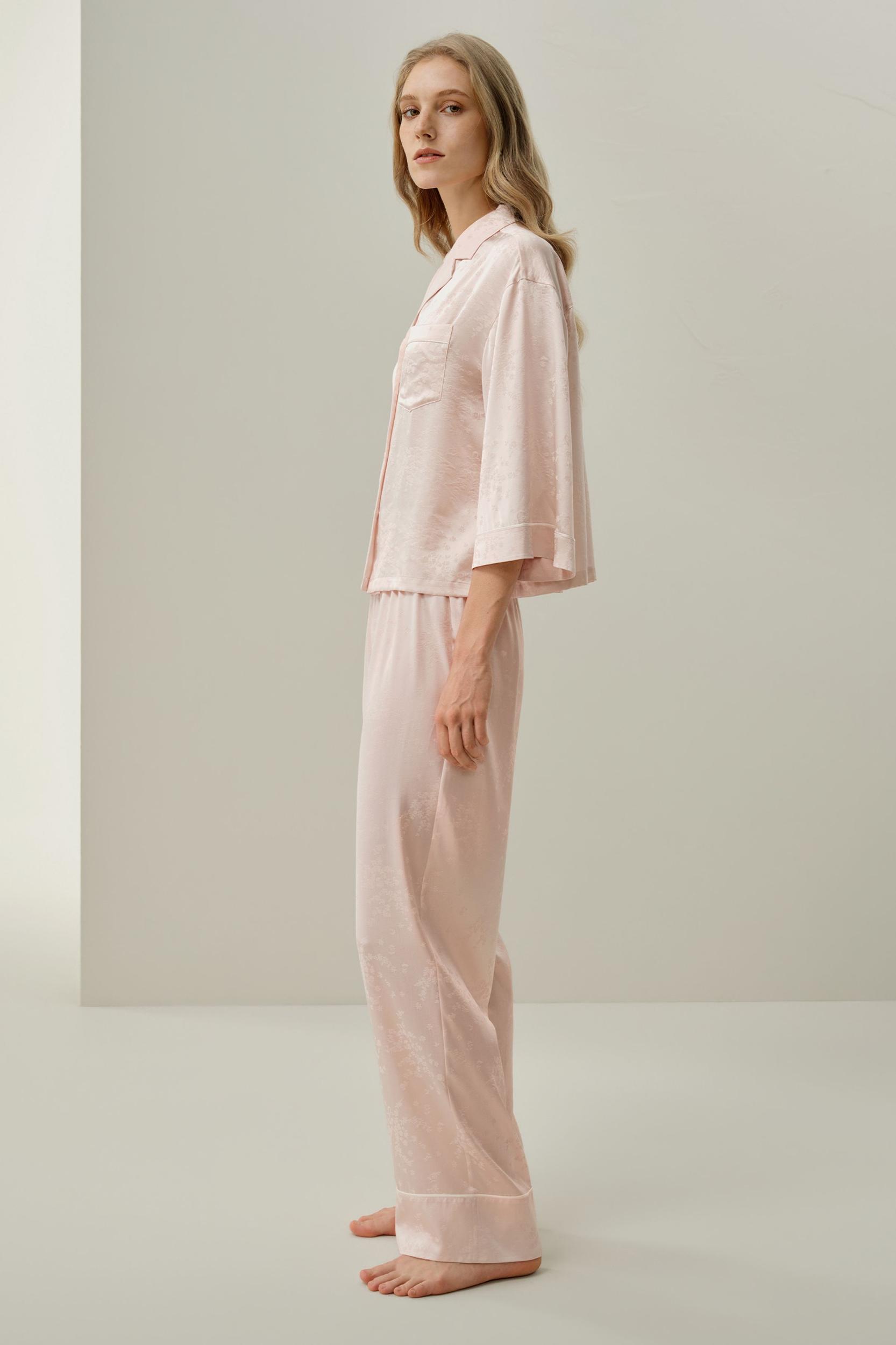 YING Jacquard Pajama Set Product Image