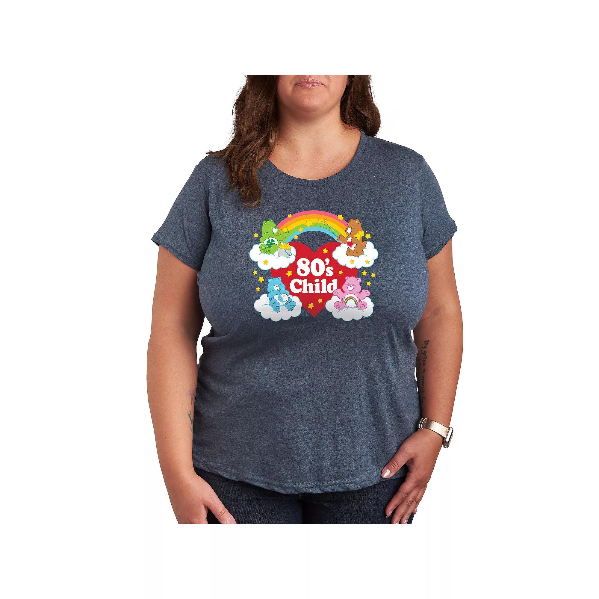 Plus Care Bears 80's Child Graphic Tee, Women's,  Product Image