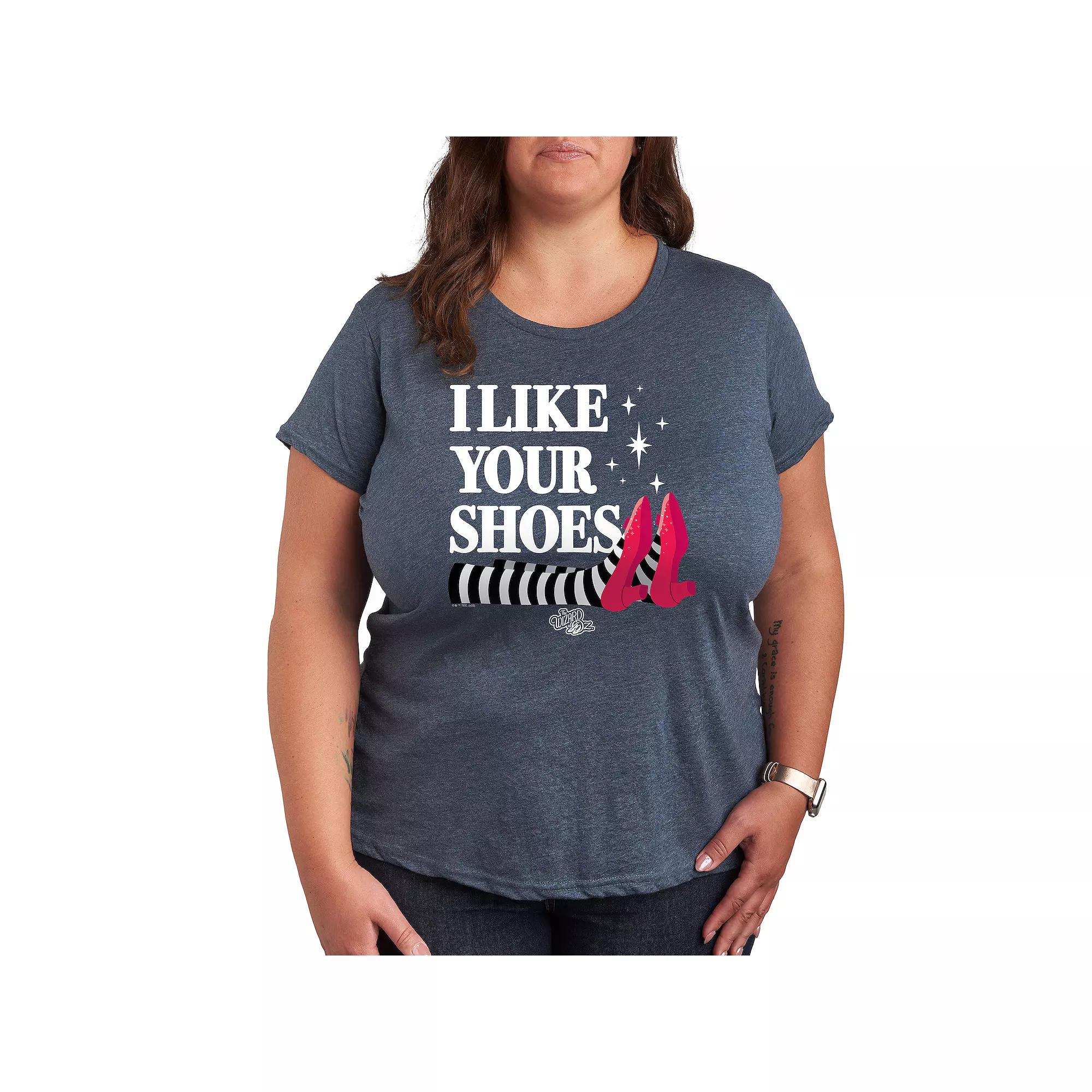 Plus The Wizard Of Oz Like Your Shoes Graphic Tee, Women's,  Product Image