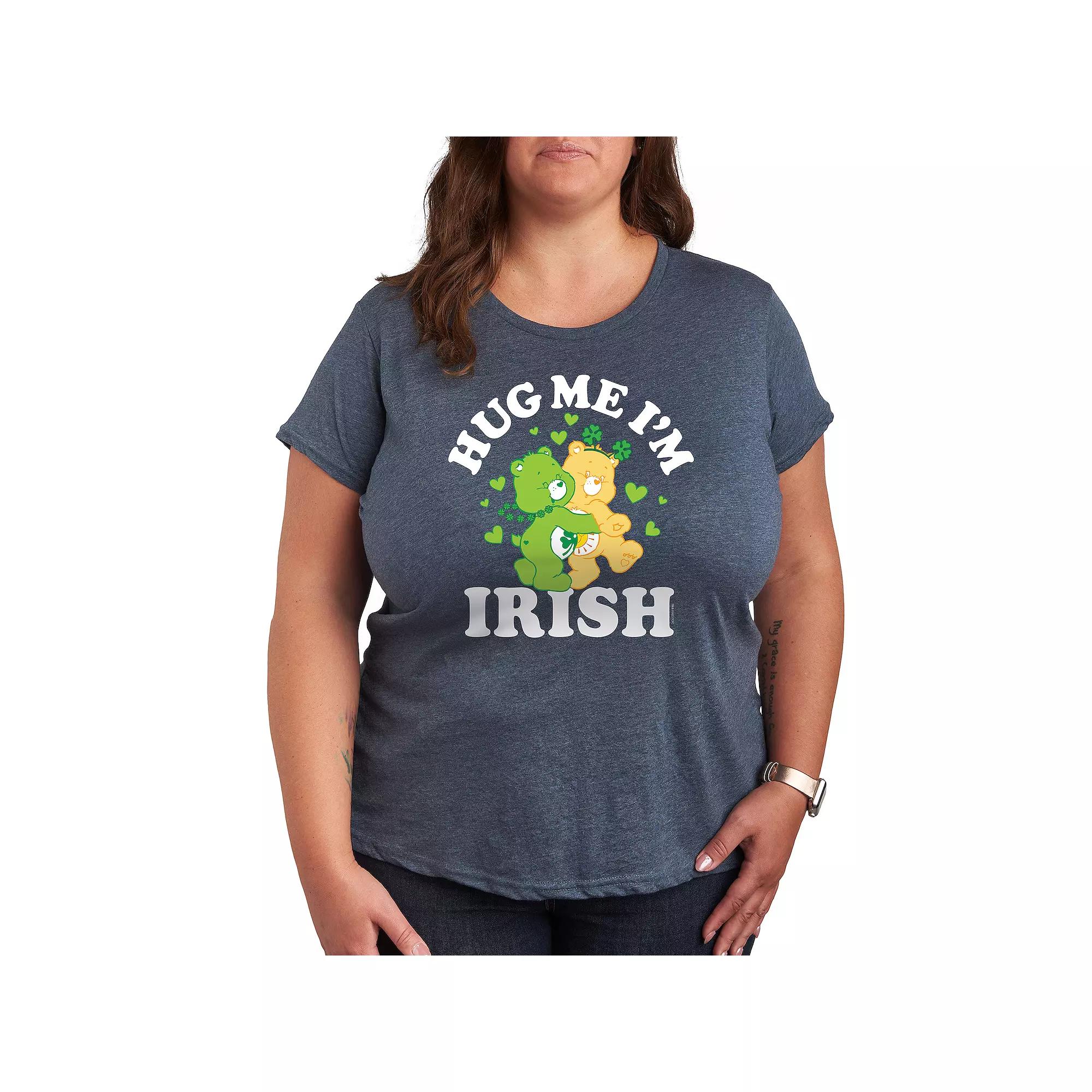 Plus Care Bears Hug Me I'm Irish Graphic Tee, Women's,  Product Image