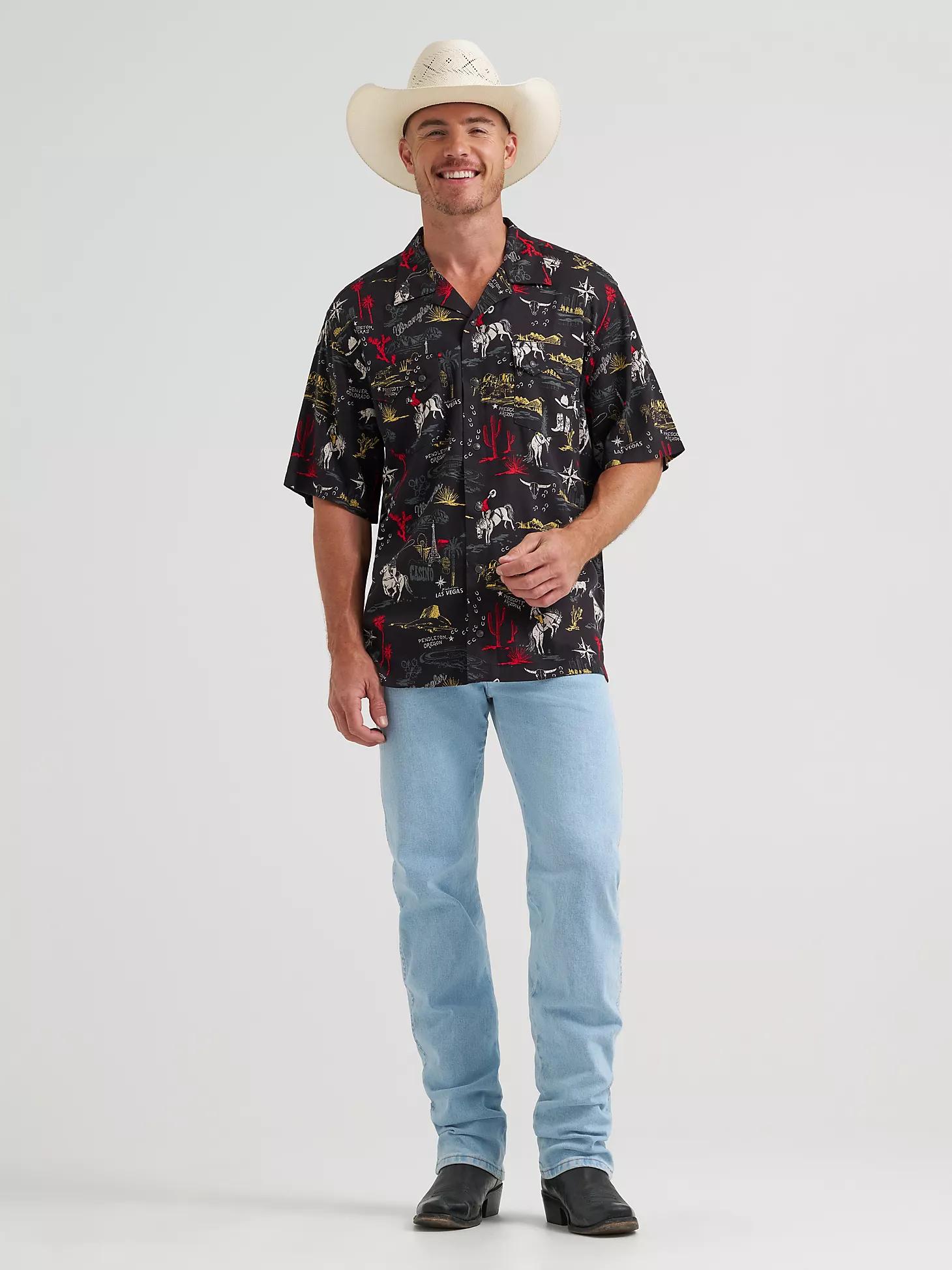 Wrangler® Coconut Cowboy Camp Shirt | Men's SHIRTS | Wrangler® Product Image