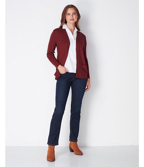 Jones New York Stretch Denim Lexington Straight-Leg Jeans Product Image