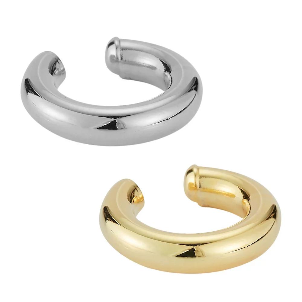 Sunkissed Sterling 14k Gold Over Silver & Sterling Silver Ear Cuff Set, Women's, Two Tone Product Image